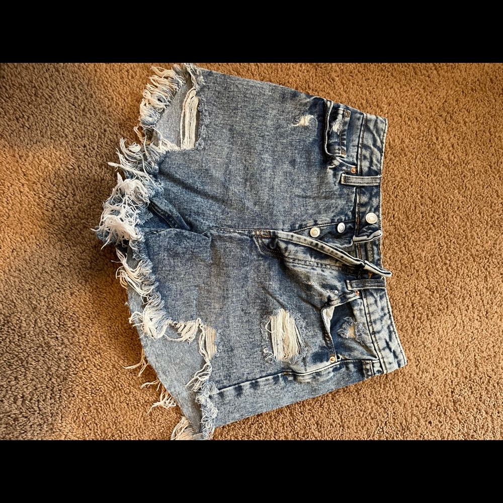 Denim shorts